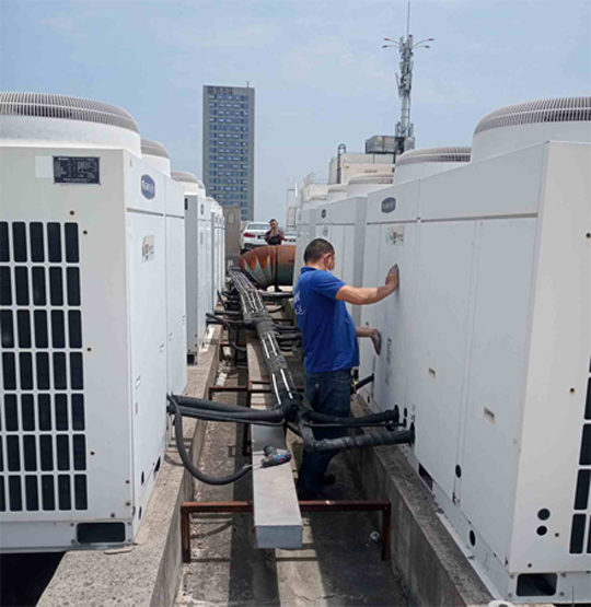 友谊中央空调制热和不制冷系统维修方法